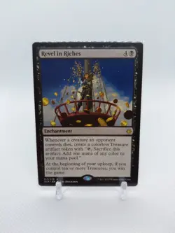 Magic: The Gathering Revel in Riches Enchantment XLN NM Black 117/279 - Image 1