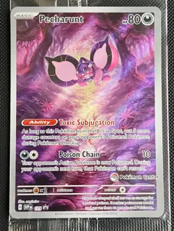 Pokemon Pecharunt Promo Holo 129 S & V POKEMON CENTER STAMPED - Image 1