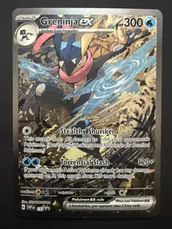 Greninja EX 132 - Scarlet & Violet Black Star Promo - Pokemon NM/M - Image 1