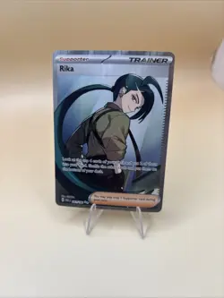 Pokemon Card - Rika Paradox Rift 241/182 Ultra Rare Full Art SV Holo - Image 1