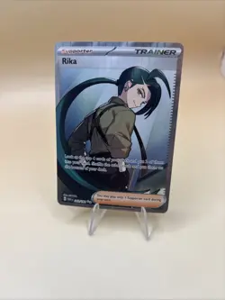 Pokemon Card - Rika Paradox Rift 241/182 Ultra Rare Full Art SV Holo - Image 2