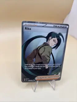 Pokemon Card - Rika Paradox Rift 241/182 Ultra Rare Full Art SV Holo - Image 3
