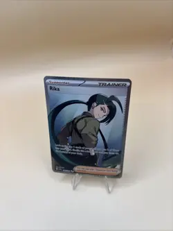 Pokemon Card - Rika Paradox Rift 241/182 Ultra Rare Full Art SV Holo - Image 5