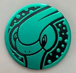 Pokemon Flygon Coin Green Foil Small Japan Trading Card Company Nintendo TCG - Image 1