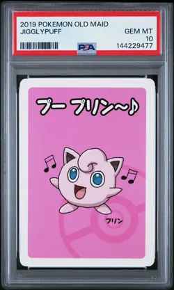 2019 POKEMON OLD MAID JIGGLYPUFF PSA 10 - Image 1