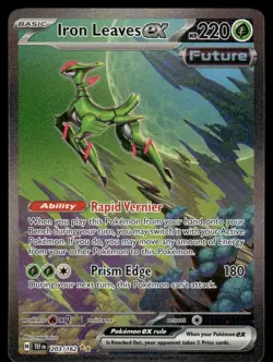 Pokemon Cards Iron Leaves ex 203/162 Temporal Forces - Image 1
