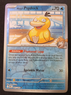 Misty's Psyduck - Reverse Holo - Uncommon - 045/182 - NM Pokemon Destined Rivals - Image 1