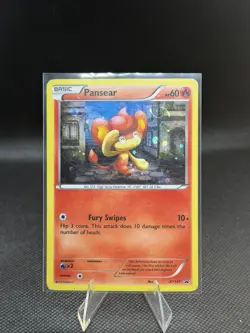 Pokemon TCG Pansear Black Star Promo XY131 [WITH SWIRL] MP/HP Condition - Image 1