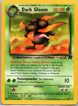 Pokemon TCG Dark Gloom 36/82 Team Rocket LP - Image 1