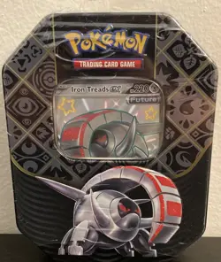 Pokemon TCG Scarlet & Violet Paldean Fates Tin New Sealed Rare Iron Threads ex - Image 1