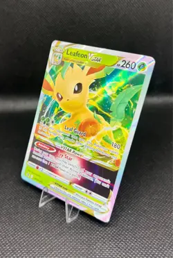 Pokemon Leafeon VSTAR SWSH195 BLACK STAR PROMO NM - Image 3