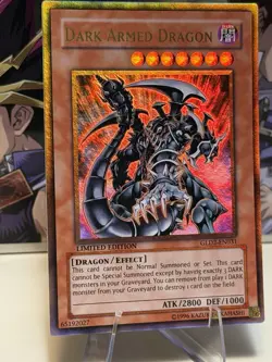 Dark Armed Dragon GLD2-EN031 Gold Series 2009 Limited Edition - Image 1