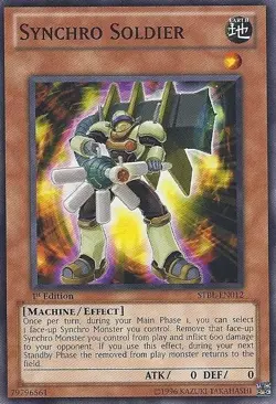 Synchro Soldier - STBL-EN012 - Common - 1st Edition - Lightly Played - Image 1