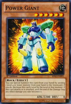 Power Giant - BP02-EN091 - Common - 1st Edition - Lightly Played - Image 1