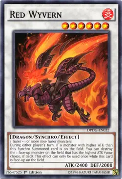 Red Wyvern - DPDG-EN032 - Common - 1st Edition - Lightly Played - Image 1