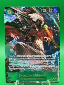 One Piece Dracule Mihawk (OP14-119) (Alternate Art) The Azure Sea's Seven - Image 3