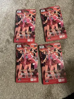 One Piece Card Game Heroines Edition Booster Pack ( lot of 4) - Image 1