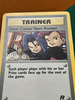 Pokemon Card Here Comes Team Rocket Holo Rare (15/82) Team Rocket Unlimited *MP* - Image 2