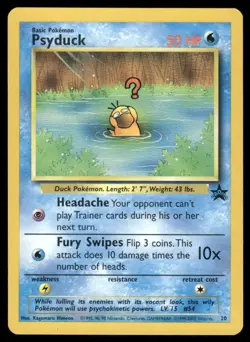 Pokemon Cards Psyduck 20 Wizards Black Star Promos Promo - Image 1