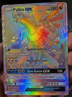 Palkia GX - 165/156 - Pokemon Ultra Prism Sun & Moon Secret Rare Card NM-Mint - Image 1