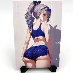 Honkai: Star Rail Silver Wolf Sexy Anime Girl Lewd Goddess Story Holo Art Card - Image 1