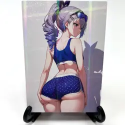 Honkai: Star Rail Silver Wolf Sexy Anime Girl Lewd Goddess Story Holo Art Card - Image 2