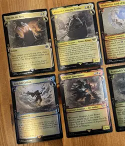 MTG LotR Cards NM Foil Showcase Scrolls Lot, Lord Rings LTR Collector, Rares - Image 3