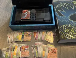 Pokemon TCG: Phantasmal Flames (UPC) opened incomplete w/charizard promo - Image 2