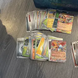 Pokemon TCG: Phantasmal Flames (UPC) opened incomplete w/charizard promo - Image 5