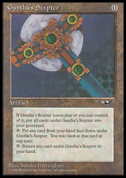 MTG Magic the Gathering Gustha's Scepter (120/199) Alliances LP - Image 1