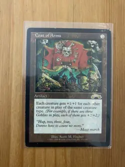 Coat of Arms- Exodus MTG Magic The Gathering - Lightly Played - Image 1