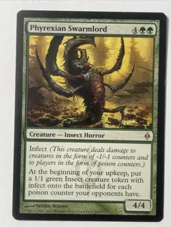 MTG - Phyrexian Swarmlord - New Phyrexia 119/175 - Regular Rare - Infect - Image 1
