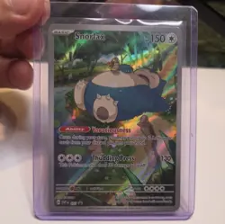 Pokemon Snorlax 051 Scarlet & Violet Promo Holo Basic 150 HP Thudding Press - Image 1