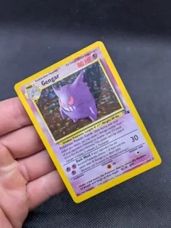 Gengar 5/62 Holo Fossil Set Pokemon Card WOTC LP EXCELLENT - Image 2