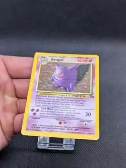 Gengar 5/62 Holo Fossil Set Pokemon Card WOTC LP EXCELLENT - Image 3