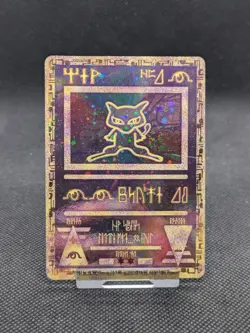 Ancient Mew Holo Pokemon Card 2000 Movie Promo WOTC Played - Image 1