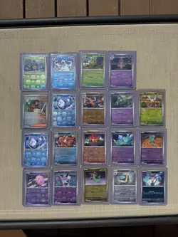 Pokemon Master ball And Pokeball Holo Card Lot Of 19 From Mixed Sets NM - Image 1