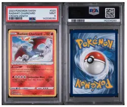 PSA 9 Mint 2023 Pokemon SWSH Radiant Charizard Crown Zenith #020 - Image 3