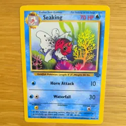 SEAKING 46/64 POKEMON CARD (JUNGLE SET) - Image 1
