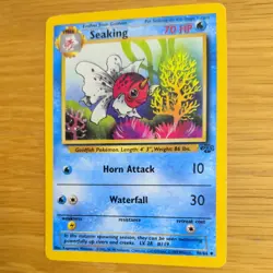 SEAKING 46/64 POKEMON CARD (JUNGLE SET) - Image 4