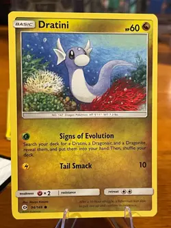 2017 Pokemon Sun & Moon Base Set Dratini 94/149 Common Basic MP - Image 1