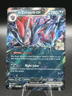 N's Zoroark ex 098/159 Sv09: Journey Together Holo - Pokemon TCG - NM - Image 1