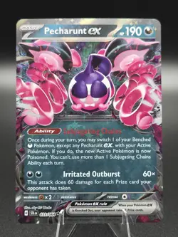 Pecharunt ex 039/064 Sv: Shrouded Fable Holo - Pokemon TCG - NM - Image 1