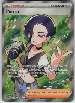 Pokemon TCG Perrin Ultra Rare SV06: Twilight Masquerade 209/167 - Image 1
