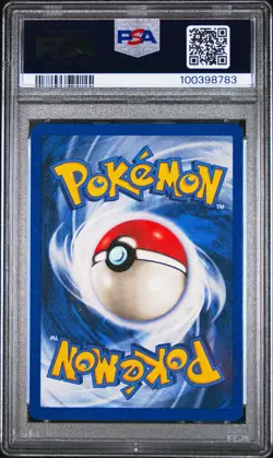1999 POKEMON BASE SET UNLIMITED #1 ALAKAZAM-HOLO PSA 8 - Image 2