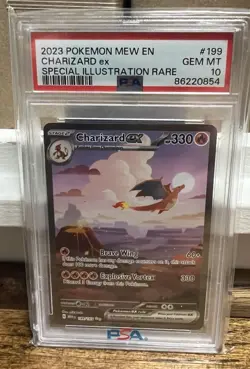 2023 Pokemon SV 151 Charizard Ex Special Illustration Rare #199 PSA 10 - Image 1