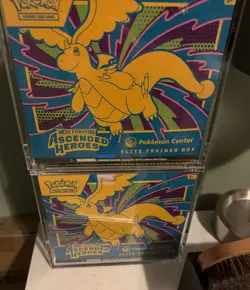 Ascended Heroes Pokemon Center ETB) LOT OF 2 WITH ACRYLIC CASES EXPRESS SHIPPING - Image 1