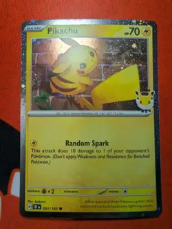 Pokemon Pikachu (Pokemon Day 2026) 051/162 30th Anniversary Cosmos Holo - Image 1