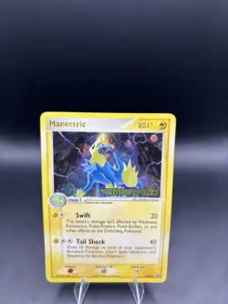 Pokemon Manectric 7/106 EX Emerald Reverse Holo Stamped Rare Card - LP/MP - Image 2