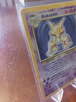 Pokemon Card Alakazam Base Set 2 Holo Rare 1/130 WOTC Vintage NM/M Never Played - Image 4